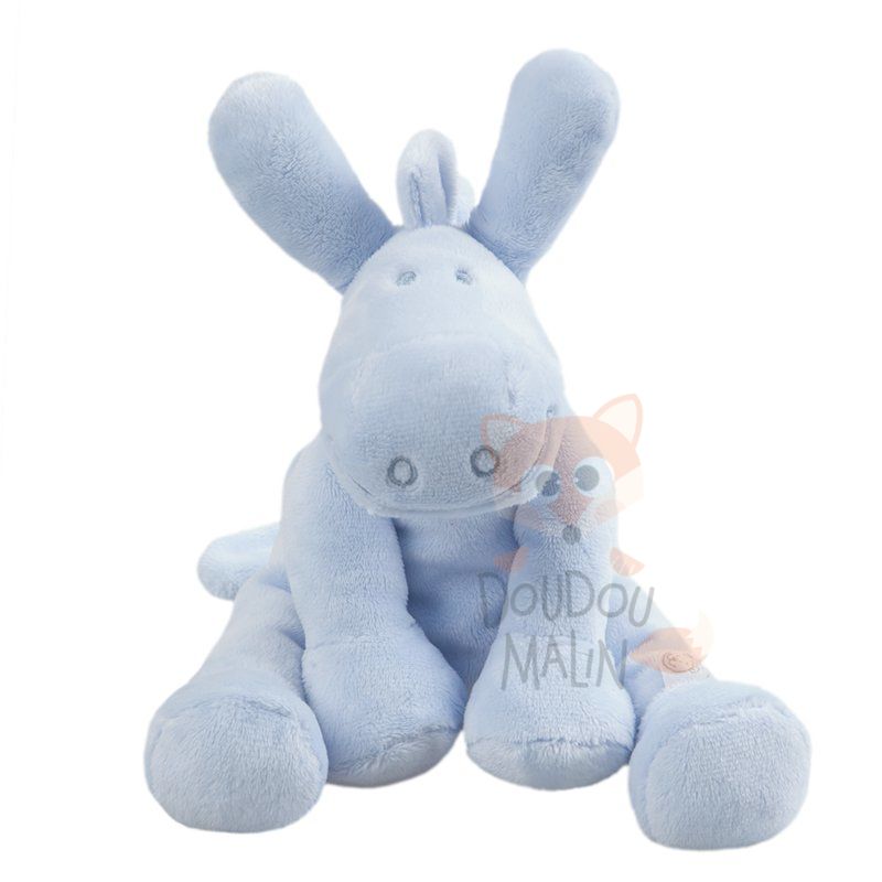 Noukies mix & match baby comforter paco donkey blue  